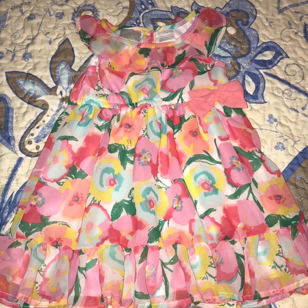Koala Baby Floral Dress 12mo.